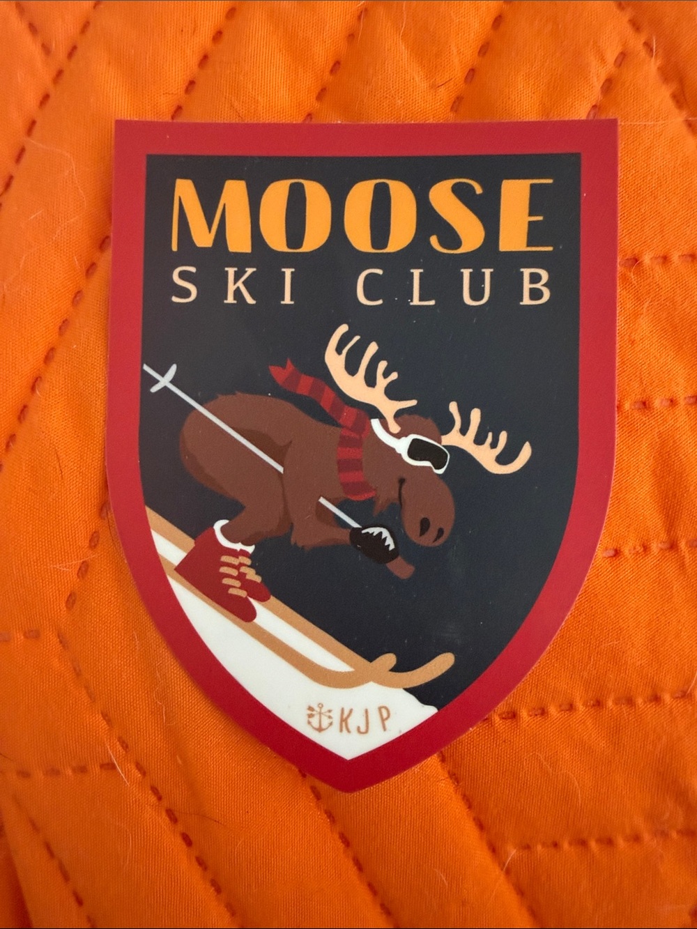 Kiel James Patrick Moose Ski Club Sticker
